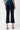 Jeans in maglia a zampa e taglio corto 261953